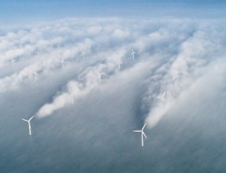 turbulence downwind of wind turbines