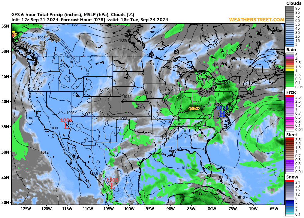 10 Day Forecasts from the GFS Model Weather Street