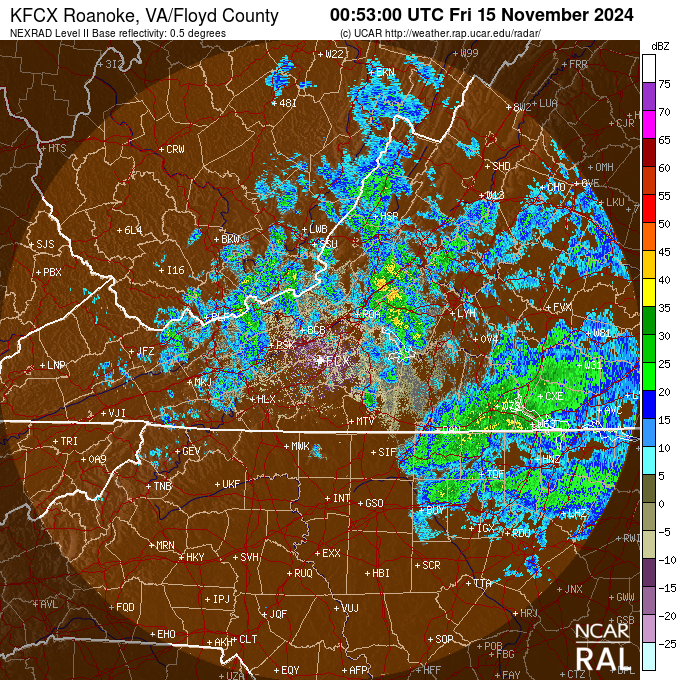 Roanoke Va Kfcx Weather Radar