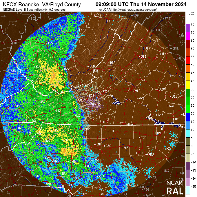 Roanoke Va Kfcx Weather Radar