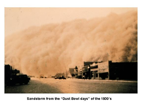 Dust Bowl sandstorm
